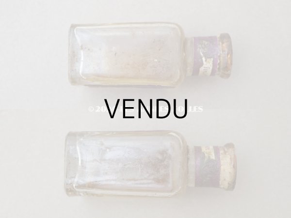 画像6: アンティーク 小さな パフュームボトル 天使＆ロカイユ装飾  EXTRAIT CONCENTRE POUR LE MOUCHOIR  (6)