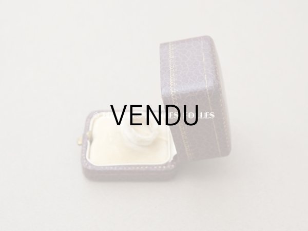 画像6: アンティーク リング用 ジュエリーボックス 金彩入り スモーキーパープル リングボックス (6)
