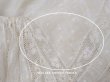 画像6: 1900年頃 アンティーク ドール&ベビー用 袖付きケープ ドット刺繍のコットンファブリック＆レース 裏地付き (6)