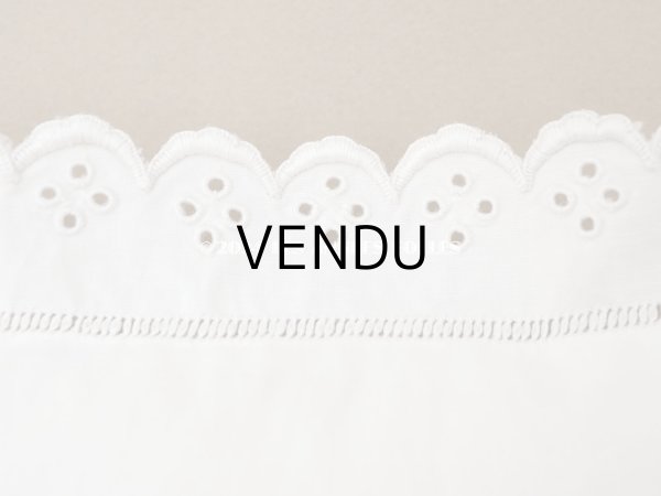 画像7: 1900年頃 アンティーク ドール用 手縫い&手刺繍のクッション  (7)