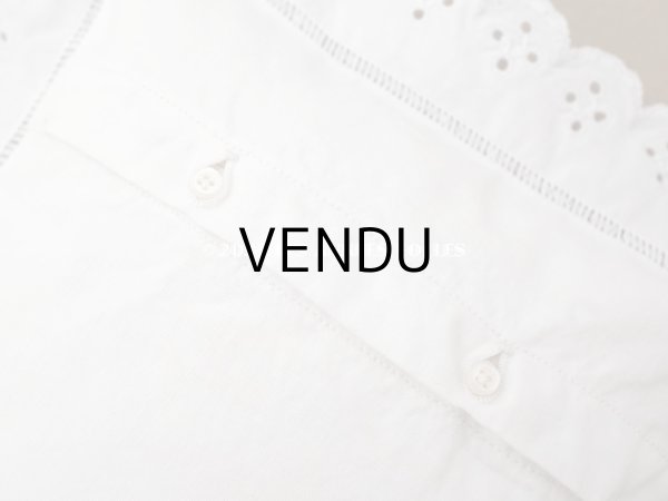 画像8: 1900年頃 アンティーク ドール用 手縫い&手刺繍のクッション  (8)