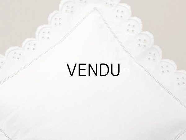 画像6: 1900年頃 アンティーク ドール用 手縫い&手刺繍のクッション  (6)