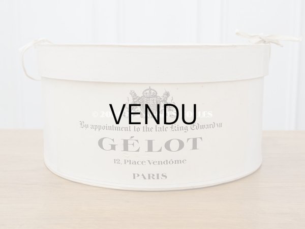 画像3: アンティーク ハットボックス - GELOT - (3)