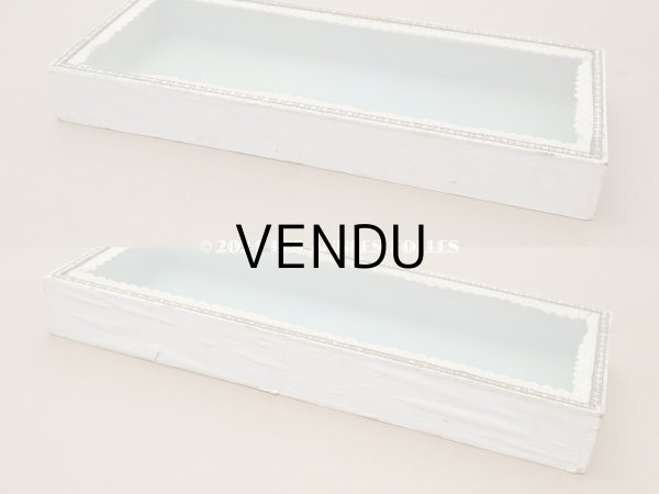 画像7: アンティーク プレザントワール 硝子の蓋のショーケース 初聖体の腕章入れ (7)