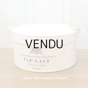 画像: アンティーク ハットボックス - GELOT -