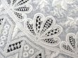 画像16: 19世紀末 アンティーク 結婚式のハンカチ モノグラム刺繍入り ホワイトワーク＆手編みのヴァランシエンヌレース (16)
