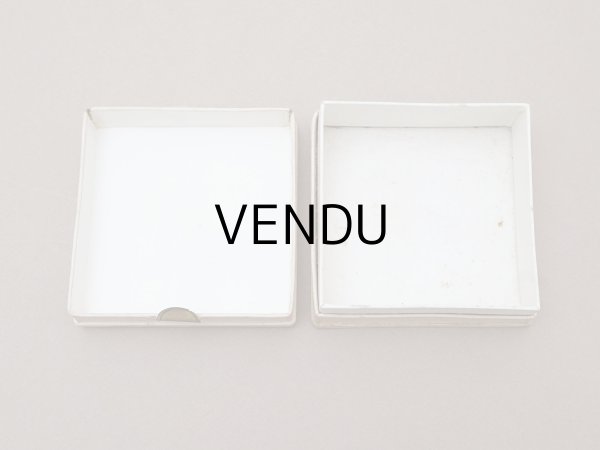 画像8: アンティーク ボンマルシェ 菫のパウダーボックス POUDRE DE RIZ VIOLETTE OLGA - PARFUMERIE DU BON MARCHE PARIS - (8)