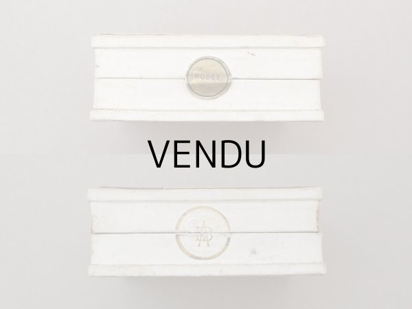 画像6: アンティーク ボンマルシェ 菫のパウダーボックス POUDRE DE RIZ VIOLETTE OLGA - PARFUMERIE DU BON MARCHE PARIS - (6)