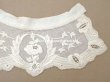 画像7: 19世紀 アンティーク 付け襟 薔薇の刺繍入り  (7)