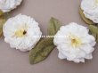 画像6: アンティーク 白薔薇のティアラ 布花 花冠 オフホワイト (6)