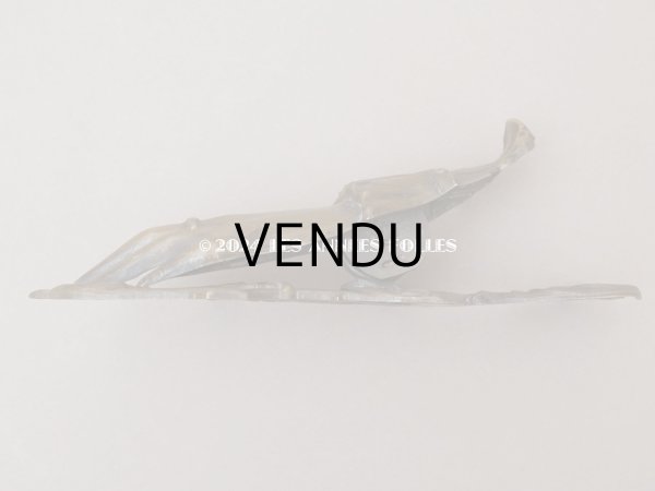 画像11: アンティーク ブロンズ製 ハンドモチーフの大きなクリップ  (11)