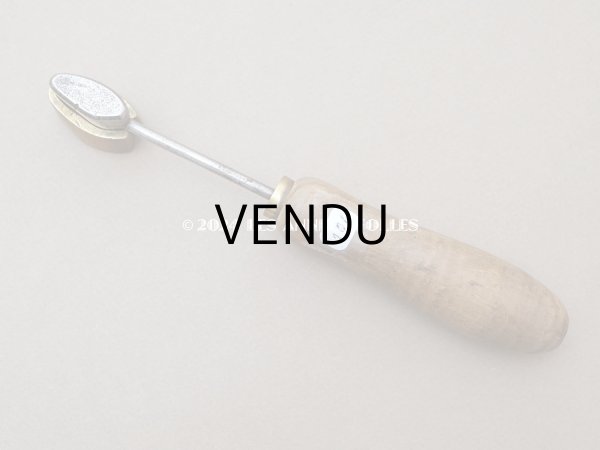 画像5: 19世紀末 アンティーク こて リーフ 型押し  (5)