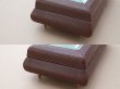 画像11: アンティーク 本革製 ジュエリーケース ボルドー色のシルク製クッション 鍵付き (11)