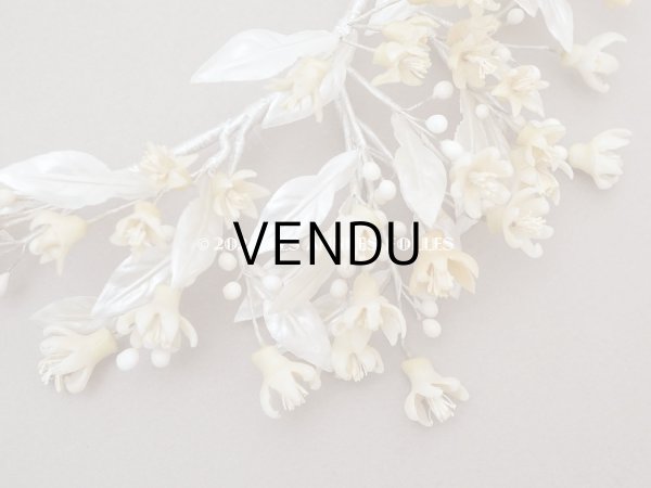 画像3: アンティーク ワックスフラワーのティアラ  結婚式 ウェディング オレンジブロッサム (3)