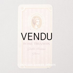 画像: アンティーク パフュームカード ROSE TRIANON - GELLE FRERES PARIS -
