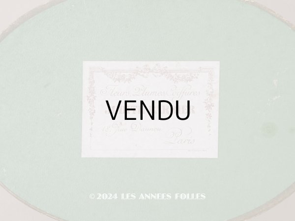 画像4: アンティーク  布花＆フェザーの紙箱 帽子箱 FLEURS, PLUMES, COIFFURES - JUDITH BARBIER -  (4)