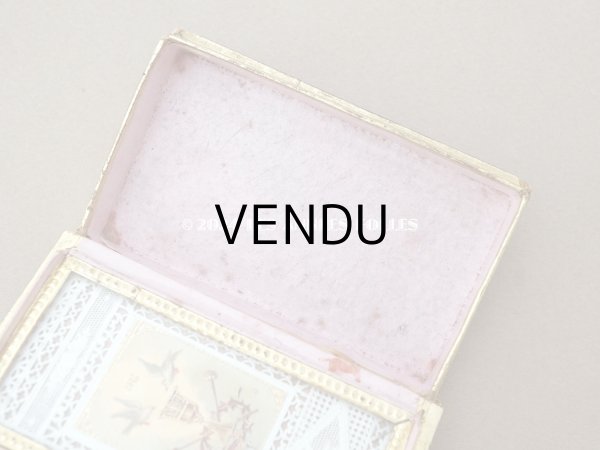 画像8: アンティーク 本型 小さなドラジェボックス お菓子箱 SOUVENIR (8)