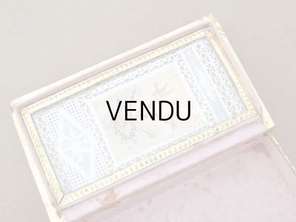 画像7: アンティーク 本型 小さなドラジェボックス お菓子箱 SOUVENIR (7)