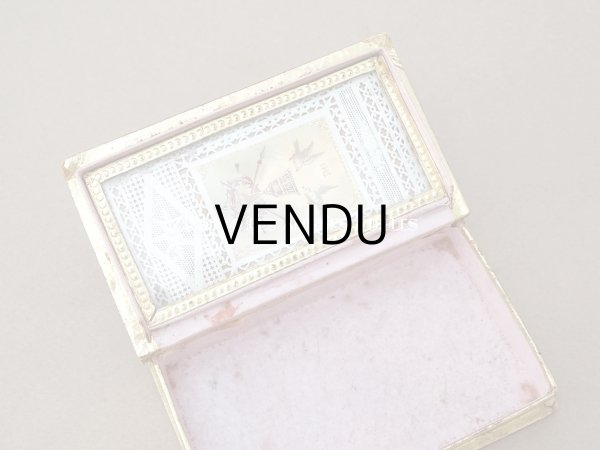 画像6: アンティーク 本型 小さなドラジェボックス お菓子箱 SOUVENIR (6)