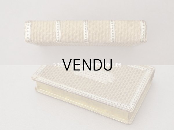 画像4: アンティーク 本型 小さなドラジェボックス お菓子箱 SOUVENIR (4)