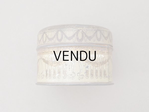 画像7: アンティーク マリー・アントワネットのパウダーボックス POUDRE DE RIZ BELLAMIA PARFUMEE AUX FLEURS DE FRANCE  - MURCY PARIS - (7)