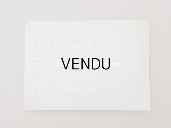 画像3: アンティーク 8mm 黒＆ブラウンのストライプ シルク製 くるみボタン 12ピースのセット (3)