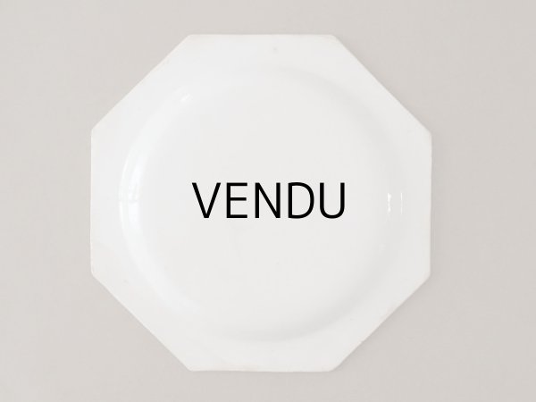 画像9: 1820~1855年 アンティーク オクトゴナル プレート Fouque & Arnoux フーク&アルノー窯  (9)