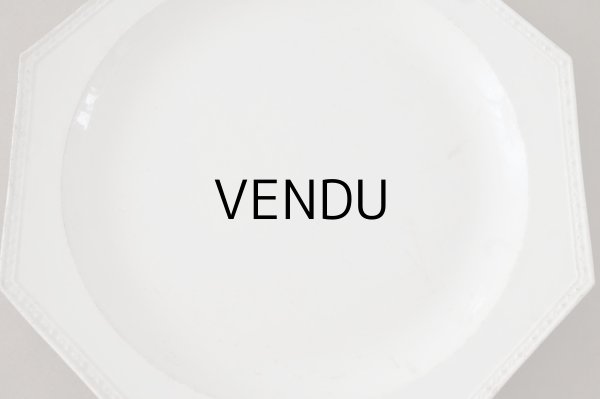 画像3: 1806~1834年 アンティーク オクトゴナル プレート CREIL クレイユ窯  (3)