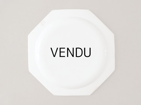 画像6: 1806~1834年 アンティーク オクトゴナル プレート CREIL クレイユ窯  (6)