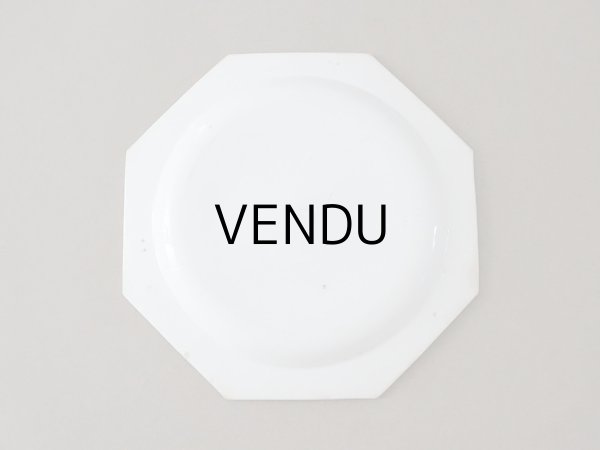 画像10: 1806~1834年 アンティーク オクトゴナル プレート CREIL クレイユ窯  (10)