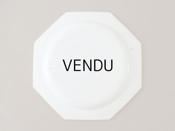 画像6: 1806~1834年 アンティーク オクトゴナル プレート CREIL クレイユ窯  (6)