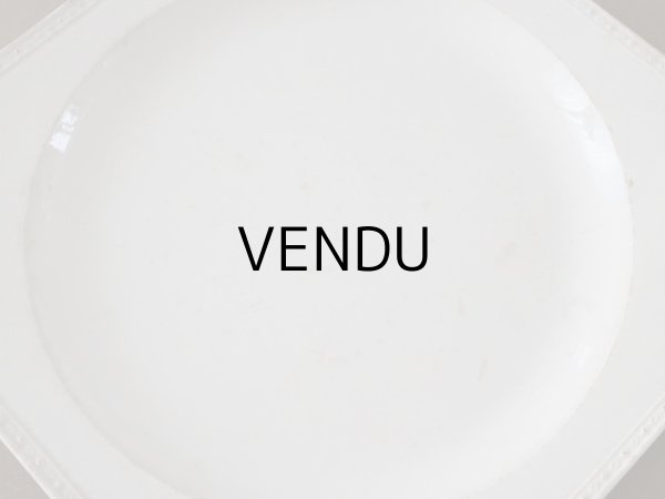 画像4: 1806~1834年 アンティーク オクトゴナル プレート CREIL クレイユ窯  (4)