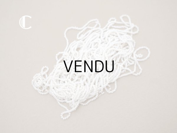 画像9: アンティーク 極小 パールホワイトのシードビーズ ガラスビーズ  (9)