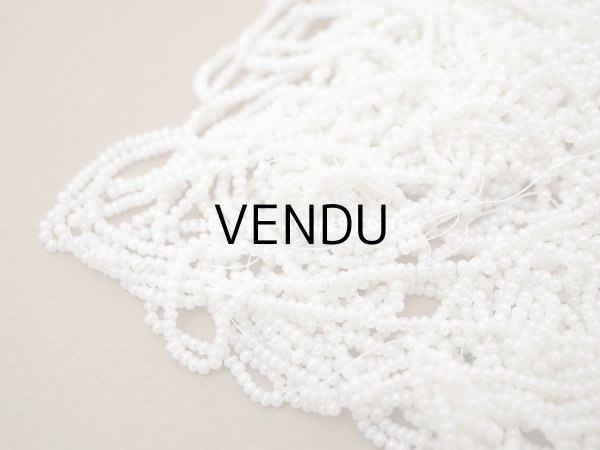 画像7: アンティーク 極小 パールホワイトのシードビーズ ガラスビーズ  (7)