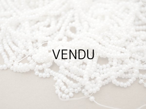 画像8: アンティーク 極小 パールホワイトのシードビーズ ガラスビーズ  (8)