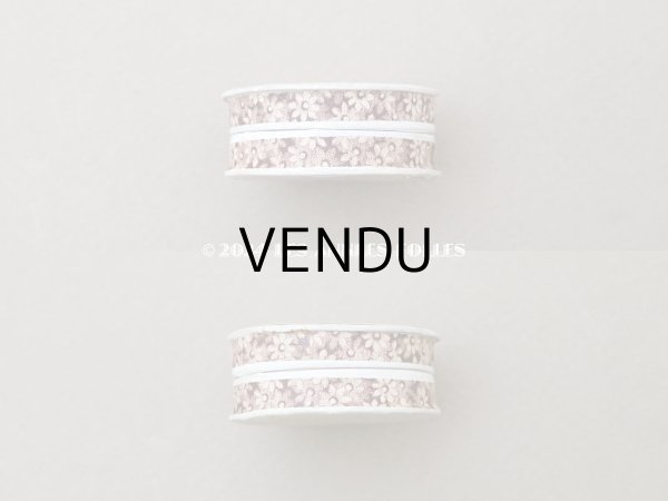 画像4: アンティーク 花模様の小さなパウダーボックス  POUDRE DE RIZ  (4)