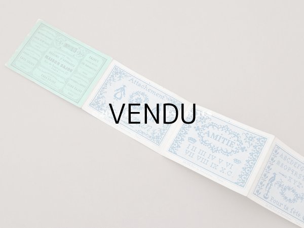 画像4: 1855年頃 アンティーク クロスステッチの図案帳 COLLECTION CHOISIE DES DESSINS D'OUVRAGES DE LA MAISON SAJOU N13 - MAISON SAJOU - (4)