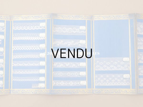 画像7: 19世紀末 アンティーク レースのサンプラー 82種 (7)