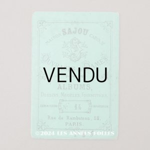 画像: 1855年頃 アンティーク クロスステッチの図案帳 COLLECTION CHOISIE DES DESSINS D'OUVRAGES DE LA MAISON SAJOU N14 - MAISON SAJOU -