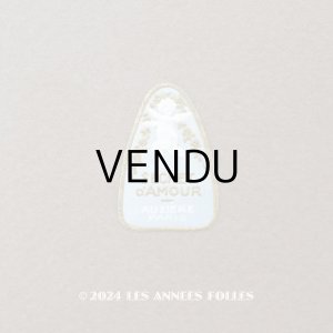 画像: アンティーク 天使のパフュームラベル SECRET D'AMOUR - AUZIERE PARIS -