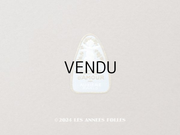 画像1: アンティーク 天使のパフュームラベル SECRET D'AMOUR - AUZIERE PARIS - (1)