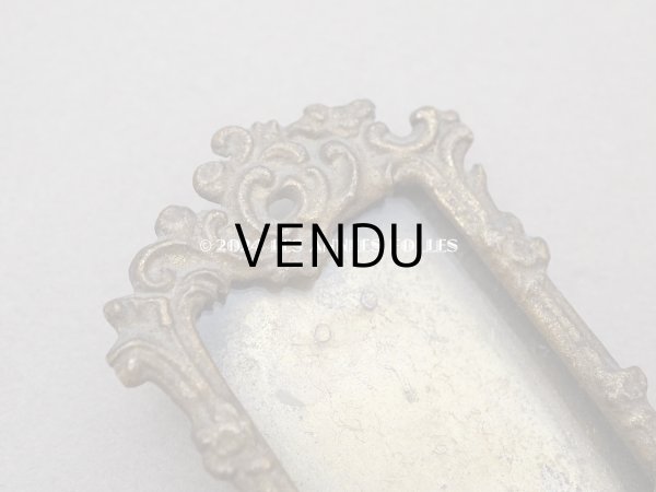 画像7: 19世紀 アンティーク とても小さなフォトフレーム  ロカイユ装飾 (7)