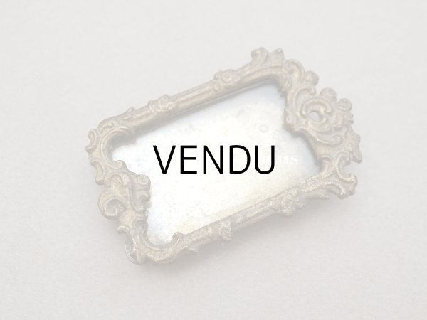 画像6: 19世紀 アンティーク とても小さなフォトフレーム  ロカイユ装飾 (6)