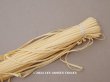 画像1: アンティーク ドール用 極細 帽子用ブレード 約70m 幅4mm弱 ストローハット クリームイエロー (1)