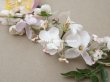 画像5: アンティーク 花冠 ヘッドドレス ウェディング 薔薇＆ピンクの勿忘草＆オレンジブロッサム (5)