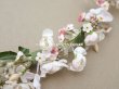画像7: アンティーク 花冠 ヘッドドレス ウェディング 薔薇＆ピンクの勿忘草＆オレンジブロッサム (7)
