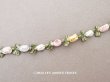 画像1: アンティーク シルク製 6色の薔薇のロココトリム 60cm パウダーカラー ロココリボン  (1)
