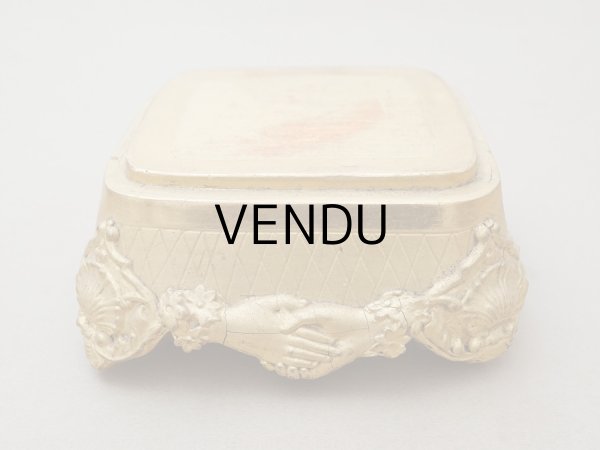 画像5: 19世紀末 アンティーク マリアージュの台座 ハンドモチーフ 結婚式 (5)