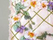 画像11: アンティーク 未使用 ロココモチーフ＆リボン付 ハンキーケース ハンカチ用ポシェット  (11)