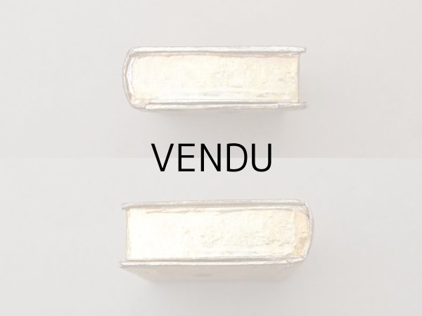 画像5: アンティーク とても小さなお菓子箱 ミサ典書型 本型 ミラー付き ベルベット (5)